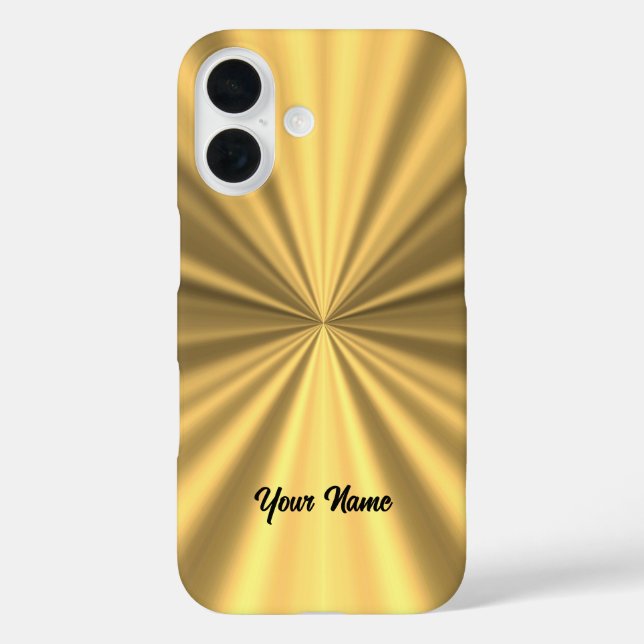 Faux metallic gold Case-Mate iPhone case (Back)
