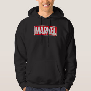 Faux Metallic Marvel Logo Hoodie