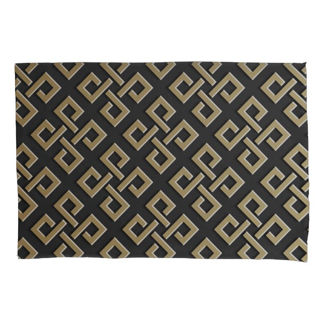 Faux Metallic Pattern pillowcase (Front)