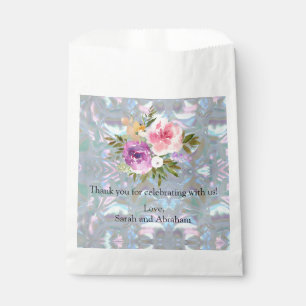 Faux Mother of Pearl Favour Bags