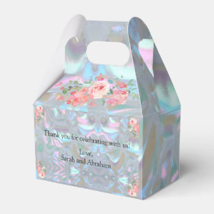 Faux Mother of Pearl Favour Boxes