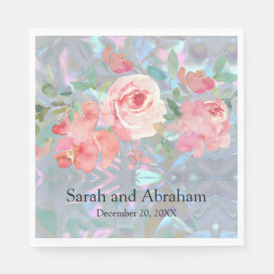 Faux Mother of Pearl  Napkin