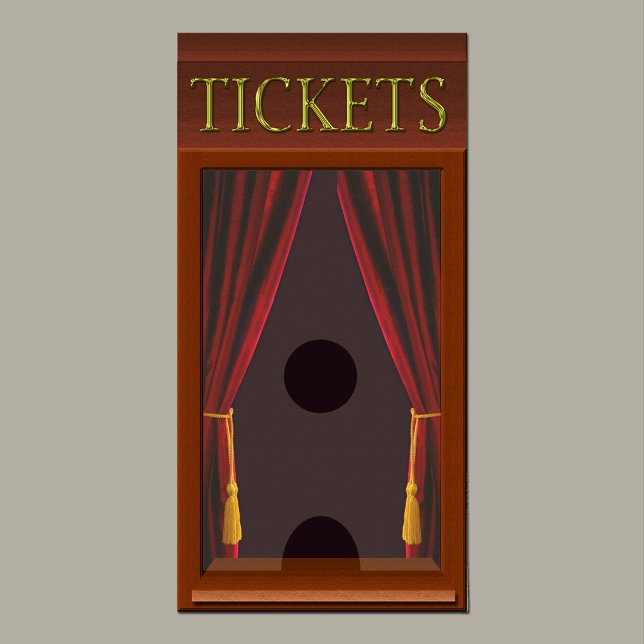 Faux Movie Theater Ticket Booth Window Poster (Creator Uploaded)
