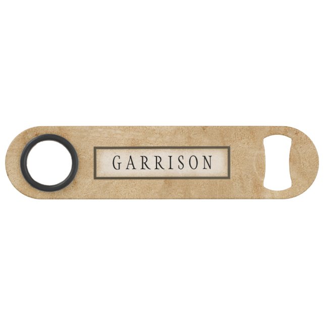 Faux Natural Leather Personalised (Front (Horizontal))