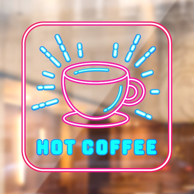 Faux Neon Hot Coffee (Sheet 2)