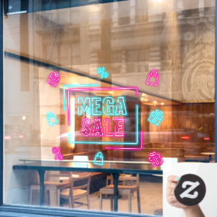 Faux Neon Mega Sale Business 