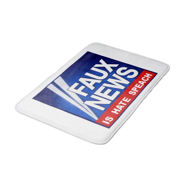 Faux News Bath Mat (Angled)