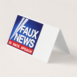 Faux News Business Card