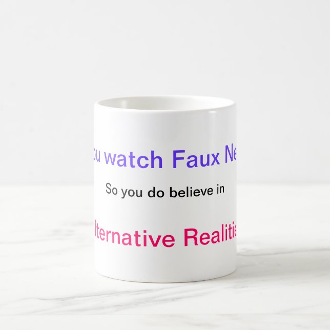 Faux News Coffee Mug (Center)