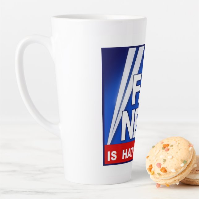 Faux News Latte Mug (In Situ)