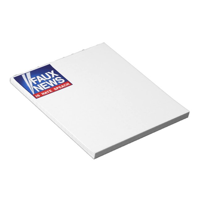 Faux News Notepad (Angled)