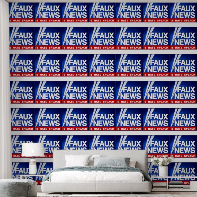 Faux News  Wallpaper (Bedroom)