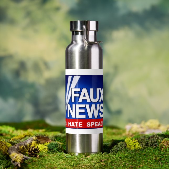 Faux News Water Bottle (Outdoor (Rotated))