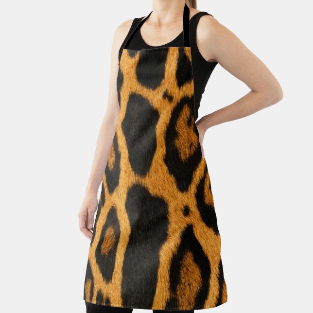 Faux Ocelot Skin Apron (Insitu)