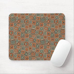 Faux Old Cloth Patches Mouse Pad
