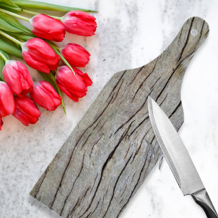 Faux Old Cypress Tree Bark Cutting Boards