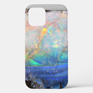 Faux opal gem gemstone mineral bling boho hipster  iPhone 12 case