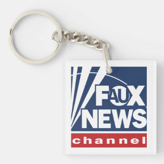 Faux or Fox News spoof Key Ring