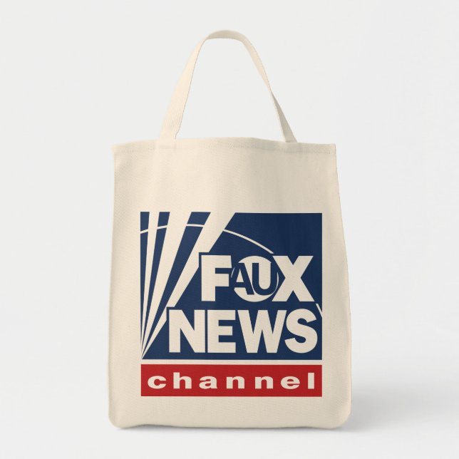 Faux or Fox News spoof  Tote Bag (Front)