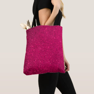 Faux Pink Glitter  Tote Bag