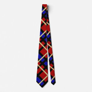 Faux Plaid No 4 Tie
