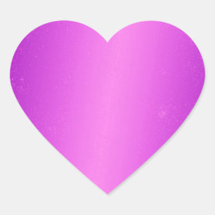 Faux Purple Blank Template Heart Sticker