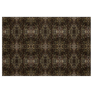 Faux Red Wolf Natural Linen Fabric-Design 2 Fabric