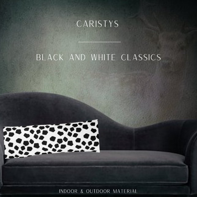 Faux Rocks Black and White  Body Cushion (Creator Uploaded)