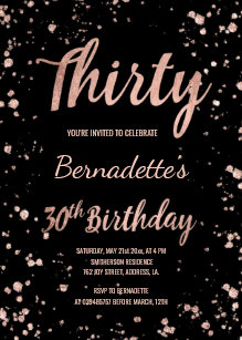 30th birthday invitations zazzle com au
