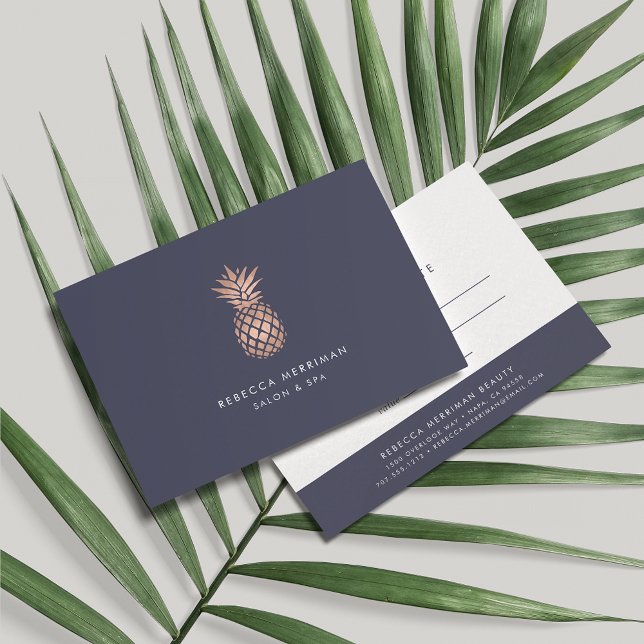 Faux Rose Gold Pineapple Gift Certificate (Creator Uploaded)