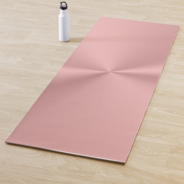 Faux rose gold with shiny effect yoga mat (In Situ)