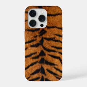 Faux Siberian Tiger Skin iPhone 15 Pro Case