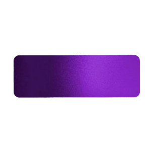 Faux Silk Purple Solid Lable Return Address Label