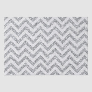 Faux silver glitter tissue paper