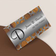 Faux Silver Metal Modern Trendy Wood Grain Pattern