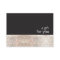Faux Silver Sequins Black Salon Gift Certificate