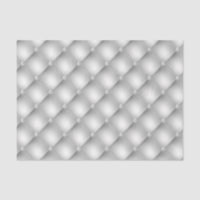 Faux Silver Tufted Diamond Studded Leather