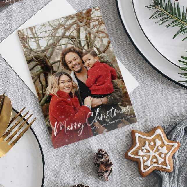 Faux Snow Merry Christmas V Photo (Creator Uploaded)