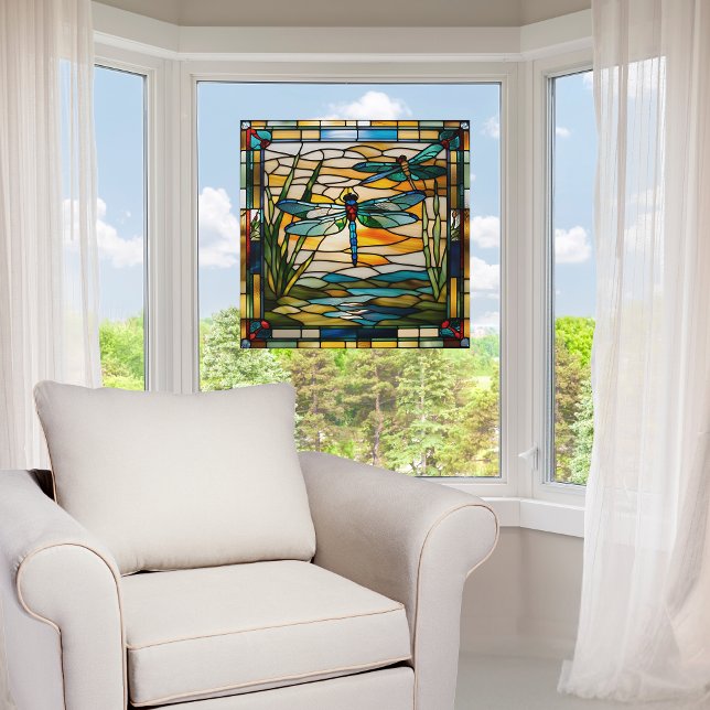 Faux Stained Glass Dragonfly (Creator Uploaded)