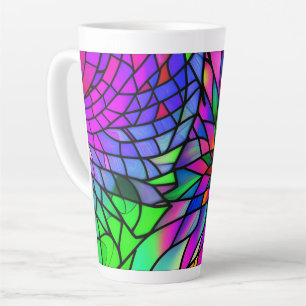 Faux Stained Glass Latte Mug