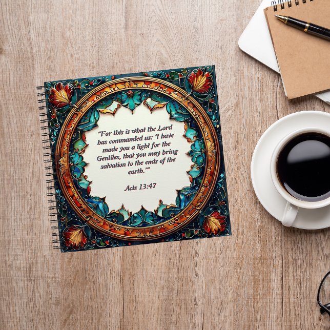 Faux Stained Glass Spend Time With Jesus Journal (Creator Uploaded)