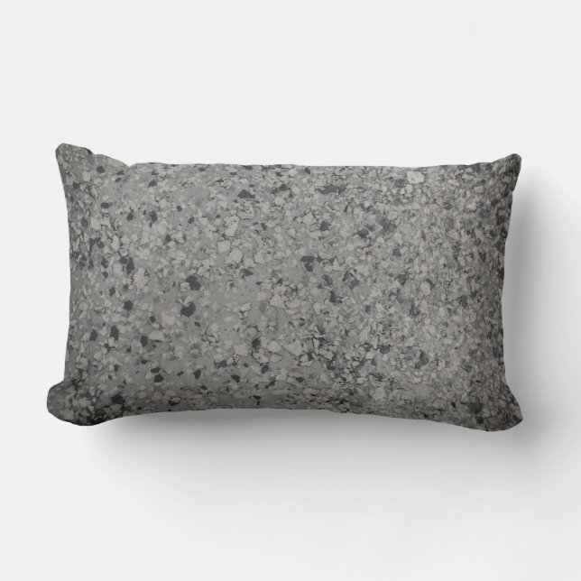faux stone surface lumbar cushion (Front)