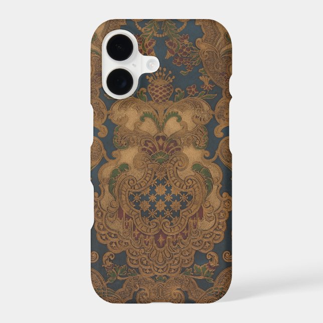 Faux Tooled Leather Gold Scrollwork (Back)