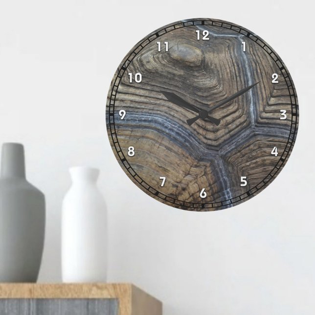 Faux TortoiseShell Stylish Large Clock (Creator Uploaded)