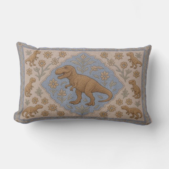Faux-Turkish Style Tyrannosaurus Rex Lumbar Cushion (Front)