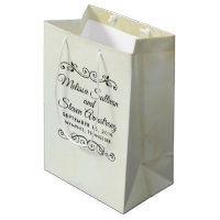 Faux Vintage Parchment Western Style Wedding