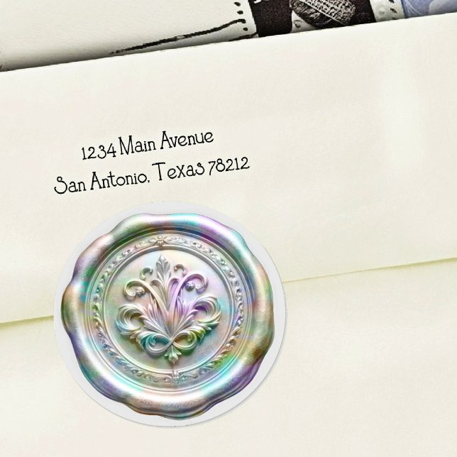 Faux Wax Envelope Seal Style 4 Grey 24 Sticker (Creator Uploaded)