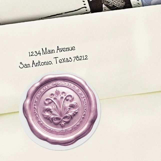 Faux Wax Envelope Seal Style 4 Purple 5 (Creator Uploaded)