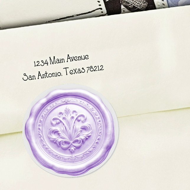 Faux Wax Envelope Seal Style 4 Purple 9 (Creator Uploaded)