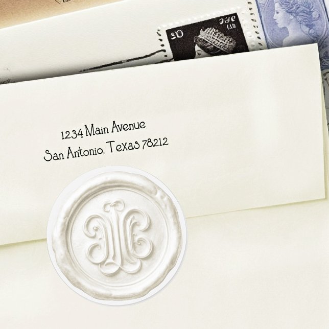 Faux Wax Seal Deep Impression Ivory (Creator Uploaded)